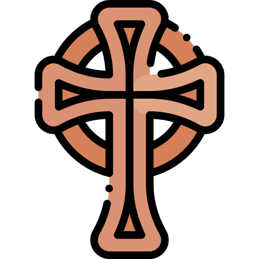 켈트 십자가 Generic Outline Color icon