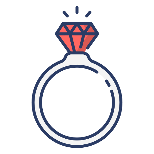 anel de diamante Generic Outline Color Ícone