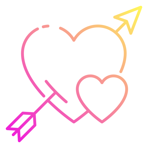 Cupid arrow Generic Gradient icon