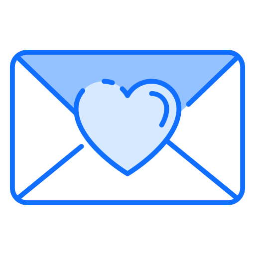 Love letter Generic Blue icon