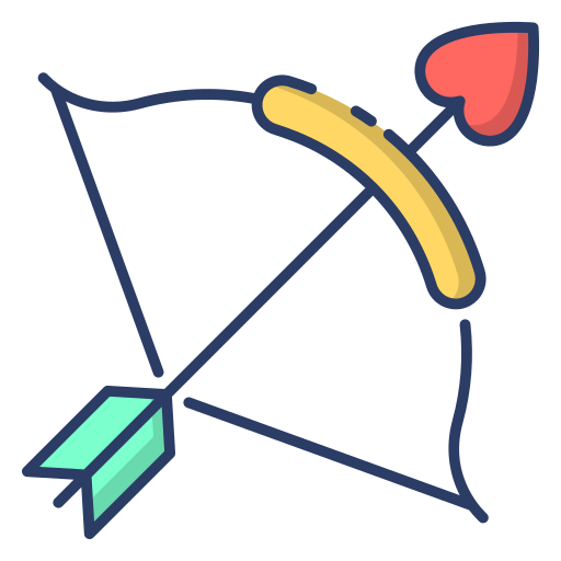 flecha do cupido Generic Outline Color Ícone