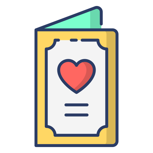 Greeting card Generic Outline Color icon