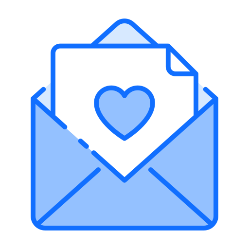lettre d'amour Generic Blue Icône