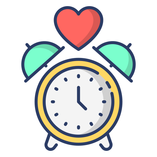Alarm clock Generic Outline Color icon