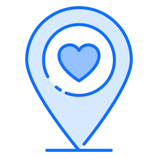 Location marker Generic Blue icon