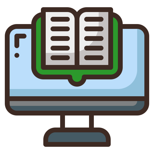 e-learning Generic Outline Color icon