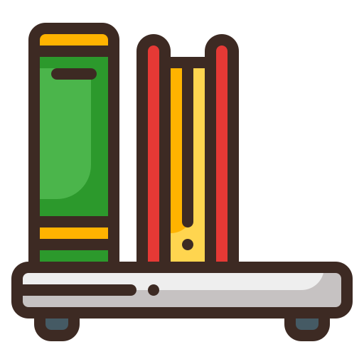 Library Generic Outline Color icon