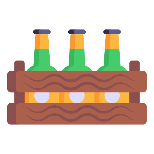 맥주 상자 Generic Outline Color icon