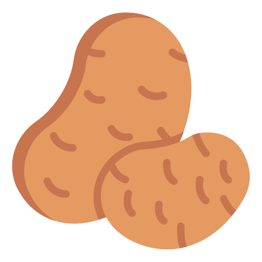 aardappelen Generic Outline Color icoon