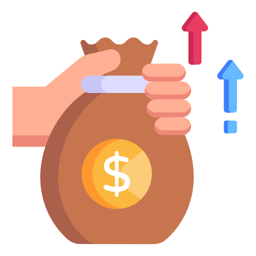 お金の増加 Generic Outline Color icon