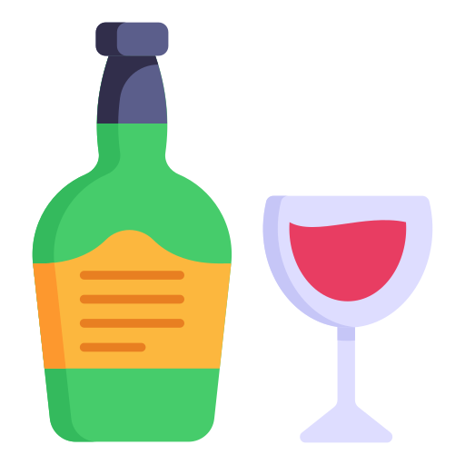 와인 Generic Outline Color icon