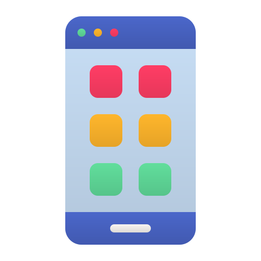 application mobile Generic Flat Icône