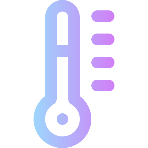 termómetro Super Basic Rounded Gradient icono