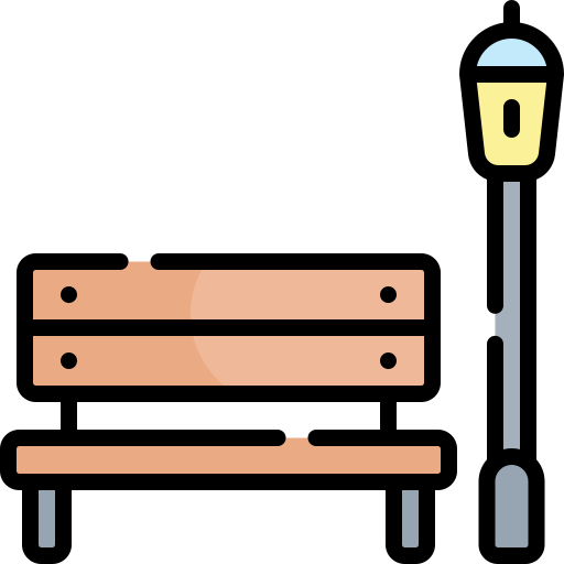 mesa de trabajo Kawaii Lineal color icono