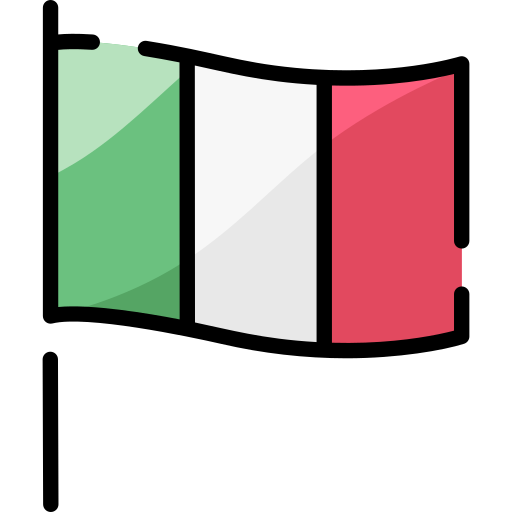 イタリア Generic Outline Color icon