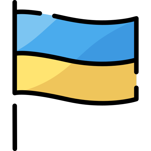 Ukraine Generic Outline Color icon