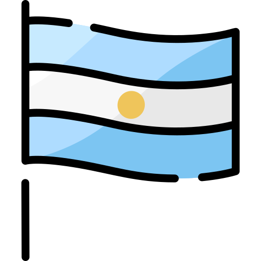 argentyna Generic Outline Color ikona
