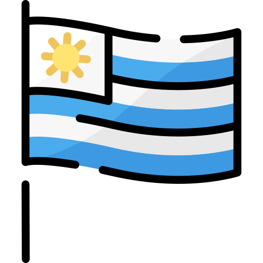 uruguay Generic Outline Color icona