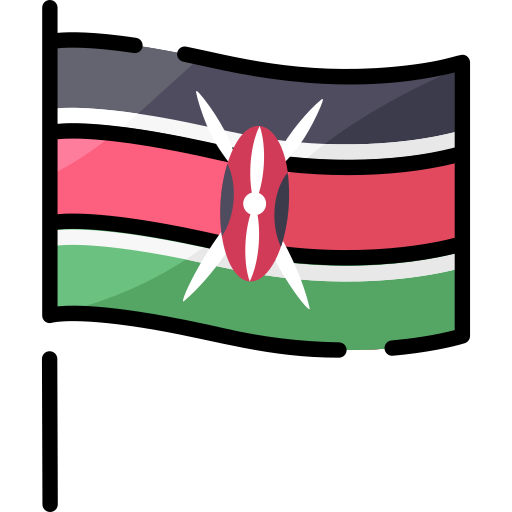 kenya Generic Outline Color Icône