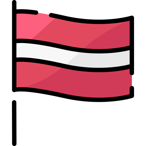 Łotwa Generic Outline Color ikona