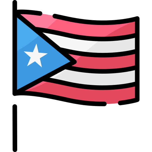 Puerto rico Generic Outline Color icon