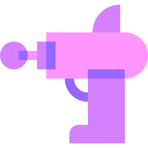 Laser gun Basic Sheer Flat icon