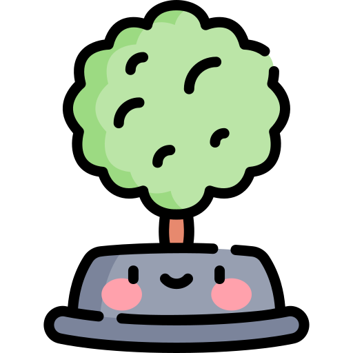 Ficus Kawaii Lineal color icon