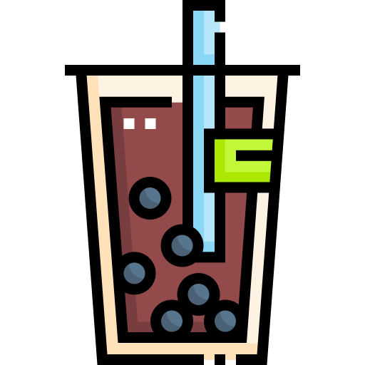 Boba Detailed Straight Lineal color icon