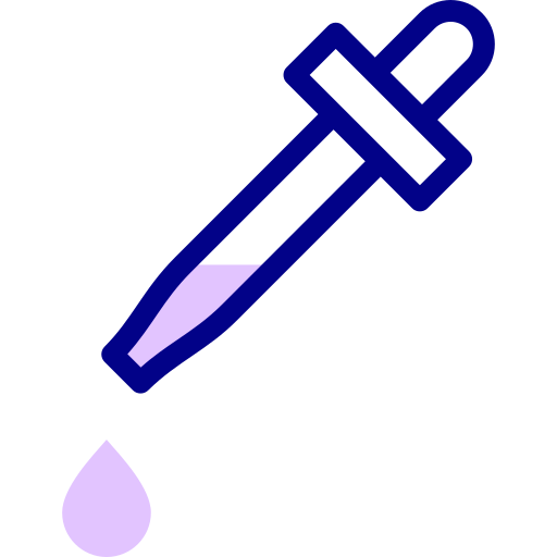 Pipette Detailed Mixed Lineal color icon