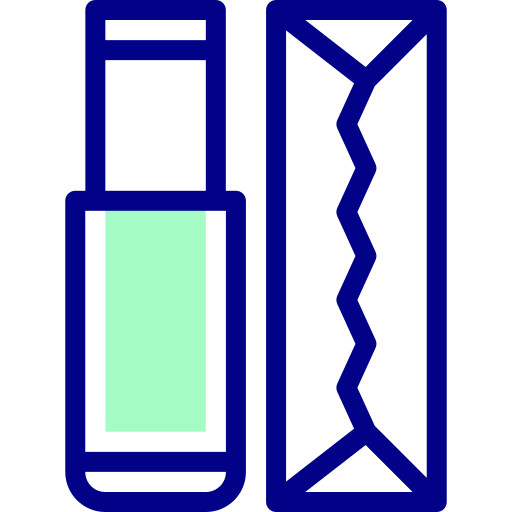 チューインガム Detailed Mixed Lineal color icon