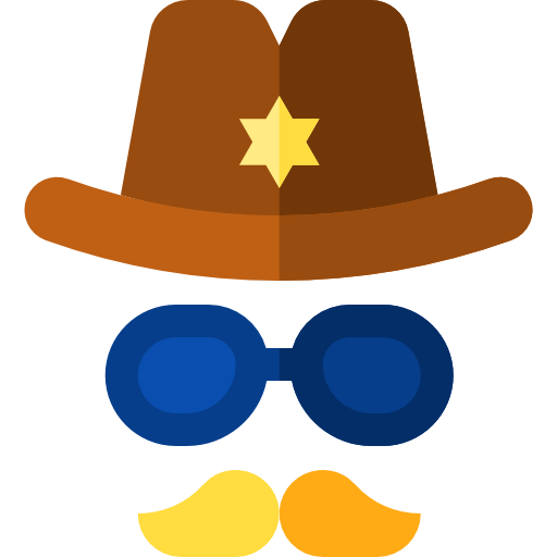 Sheriff Basic Straight Flat icon
