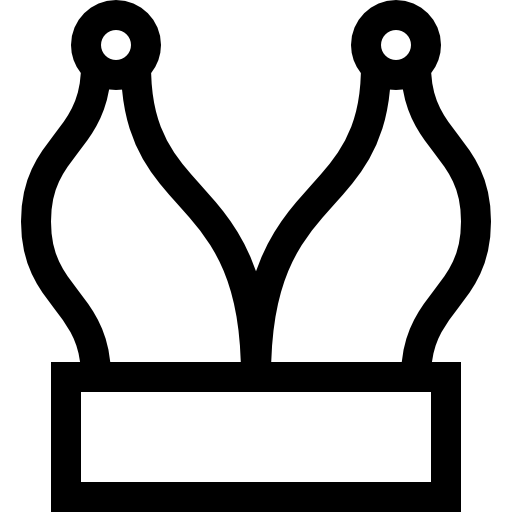 bufón Basic Straight Lineal icono