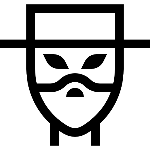 zorro Basic Straight Lineal icono