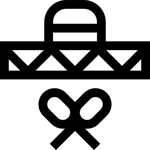 メキシコ人 Basic Straight Lineal icon