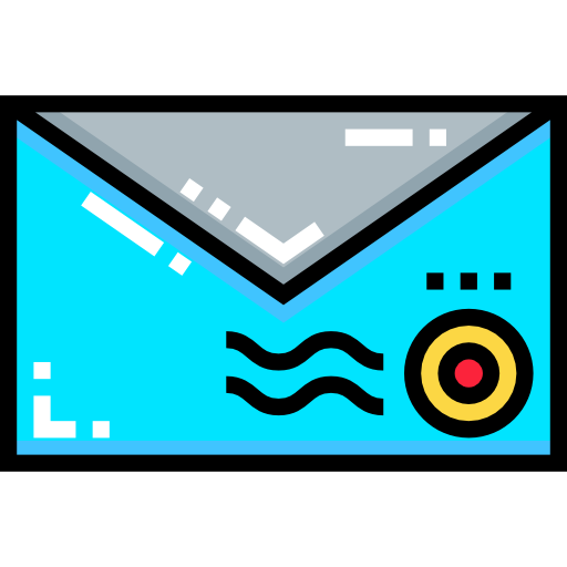 Mail Detailed Straight Lineal color icon