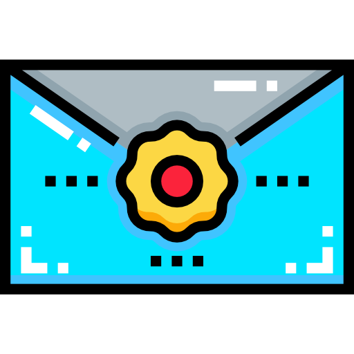 Mail Detailed Straight Lineal color icon