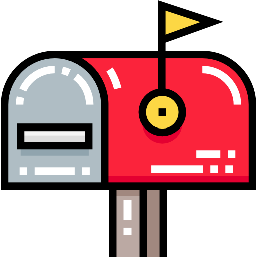skrzynka pocztowa Detailed Straight Lineal color ikona