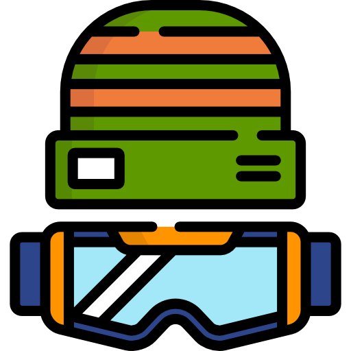 スキー用のゴーグル Special Lineal color icon
