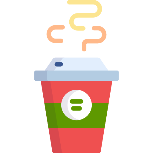 뜨거운 커피 Special Flat icon