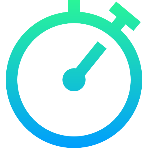 Stopwatch Super Basic Straight Gradient icon