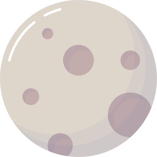 księżyc Stockio Flat ikona