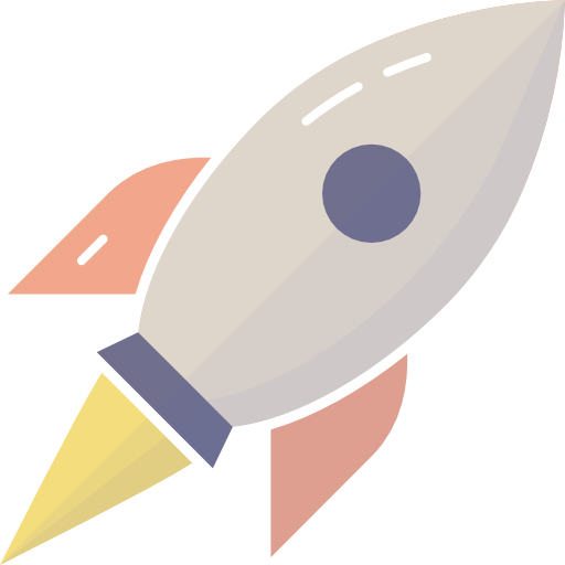 Rocket ship Stockio Flat icon