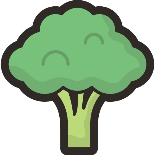 brócoli Stockio Lineal Color icono