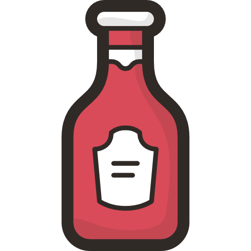 ketchup Stockio Lineal Color icon