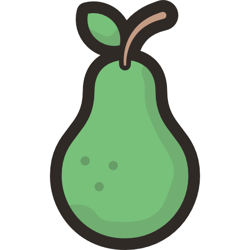 Pear Stockio Lineal Color icon