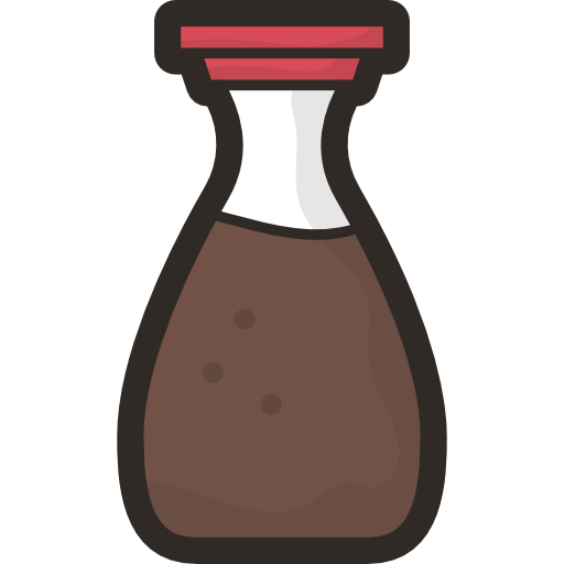 salsa de soja Stockio Lineal Color icono