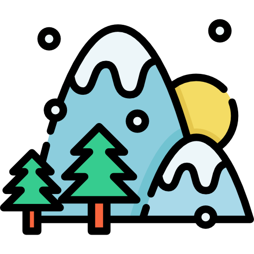 montaña Special Lineal color icono