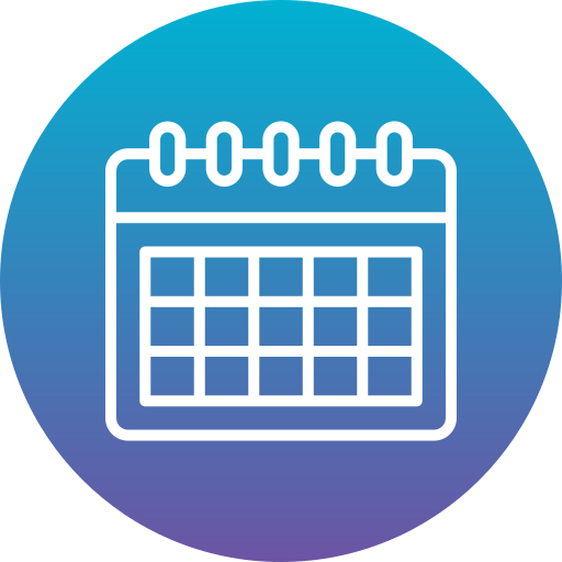 Calendar Generic Flat Gradient icon