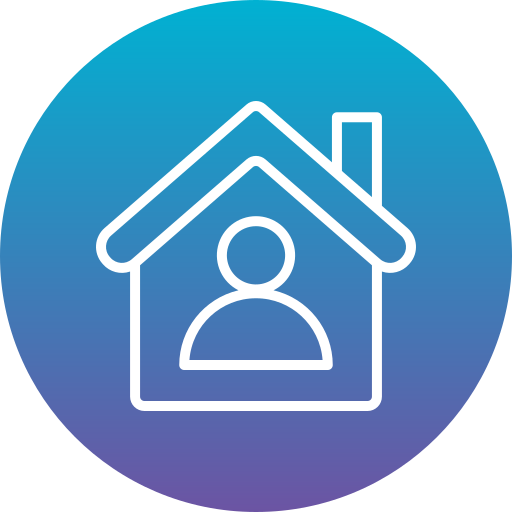 Home Generic Flat Gradient icon