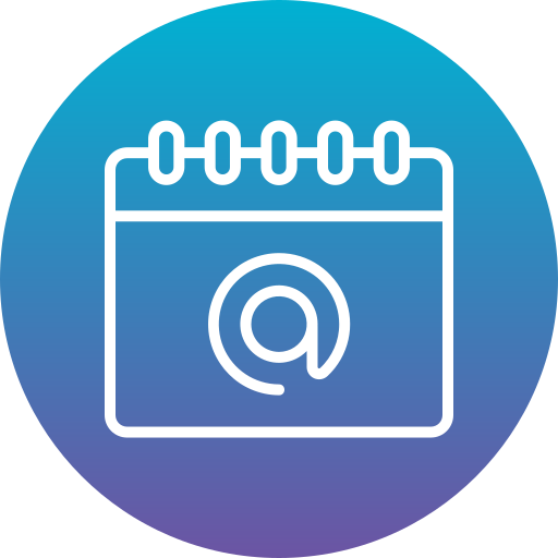 calendrier Generic Flat Gradient Icône